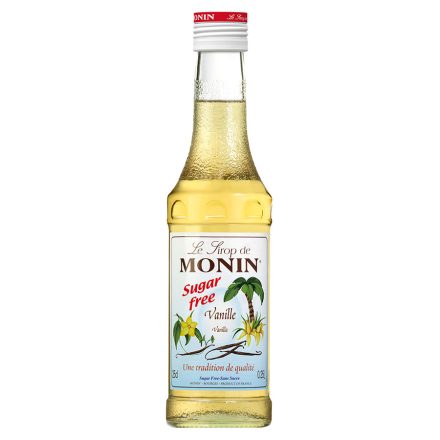 MONIN Cukormentes vanília szirup, 250 ml